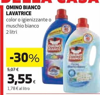 Ipercoop Omino bianco lavatrice offerta