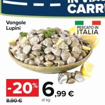 Carrefour Market Vongole lupini offerta