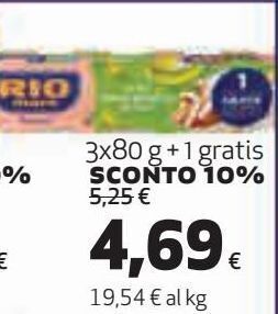 Ipercoop Tonno rio mare offerta