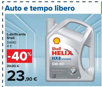 Carrefour Iper Lubrificante shell offerta