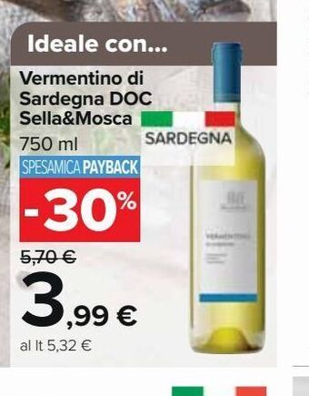 Vermentino di sardegna doc sella&mosca