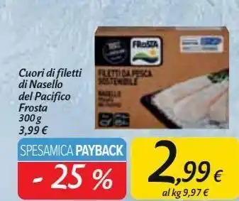 Carrefour Market Cuori di filetti di nasello del pacifico frosta offerta