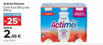 Carrefour Market Actimel danone offerta