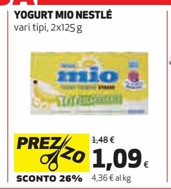 Ipercoop Yogurt mio nestlè offerta