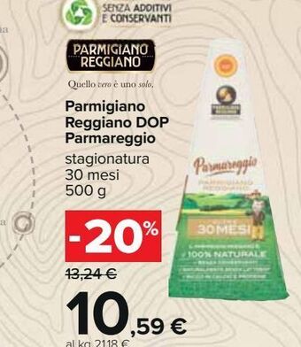 Carrefour Iper Parmigiano reggiano dop parmareggio offerta