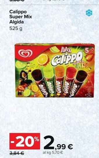 Carrefour Iper Calippo super mix algida offerta
