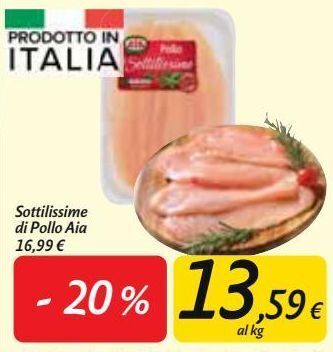 Carrefour Market Sottilissime di pollo aia offerta