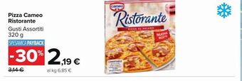 Carrefour Market Pizza cameo ristorante offerta