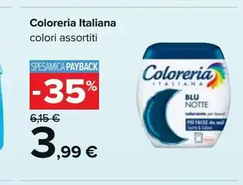 Carrefour Iper Coloreria italiana colori assorti offerta