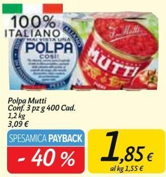 Carrefour Market Polpa mutti offerta
