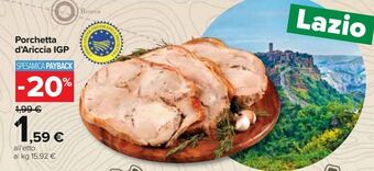 Carrefour Market Porchetta d'ariccia igp offerta