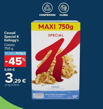 Cereali special k kellogg's