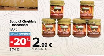 Sugo di cinghiale i toscanacci