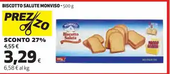 Ipercoop Biscotto salute monviso offerta