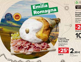 Prosciutto di parma dop terre d'italia