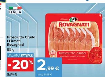 Carrefour Iper Prosciutto crudo rovagnati offerta