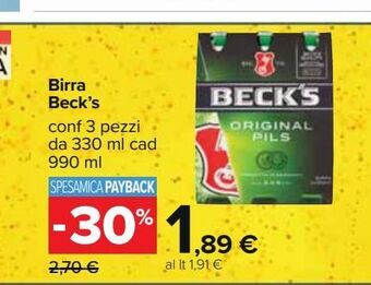 Birra beck's