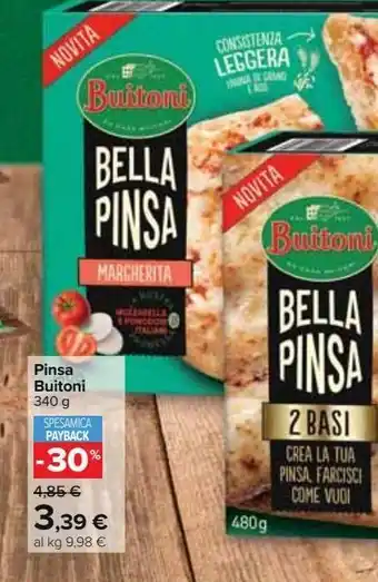 Carrefour Market Pinsa buitoni offerta