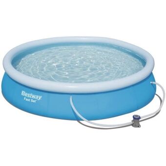 Brico Bravo Piscina fuoriterra rotonda 366x76 cm gonfiabile con pompa bestway 57274 offerta