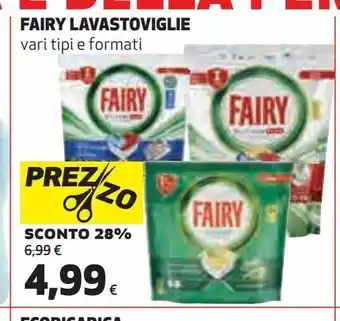 Ipercoop Fairy lavastoviglie offerta