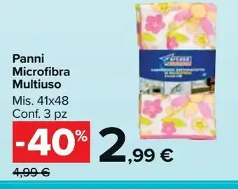 Carrefour Market Panni microfibra multiuso offerta