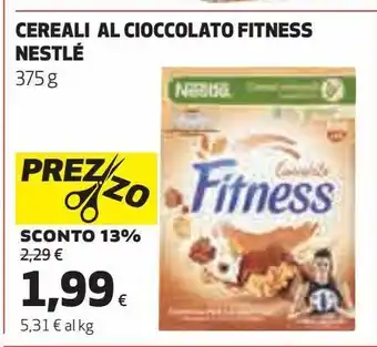 Cereali al cioccolato fitness nestlè