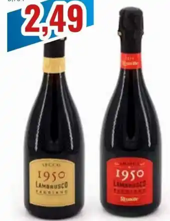 Riunite Lambrusco 1950 DOC Amabile e Secco 0,75 l