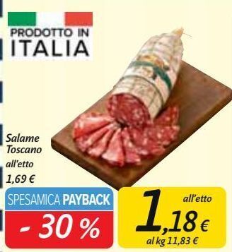 Carrefour Market Salame toscano offerta