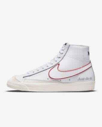 eBay Scarpe nike blazer mid '77 alte donna uomo dq0796-100 bianco white crimson offerta