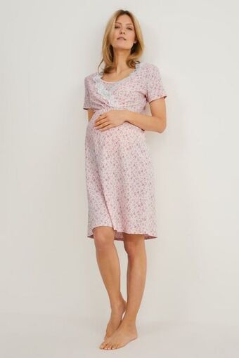 C&A Confezione da 2 - camicia da notte per allattamento - cotone biologico offerta