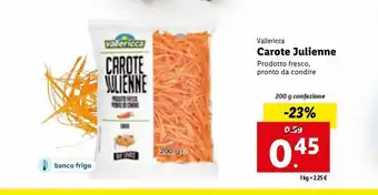 Lidl Carote julianne 200g offerta