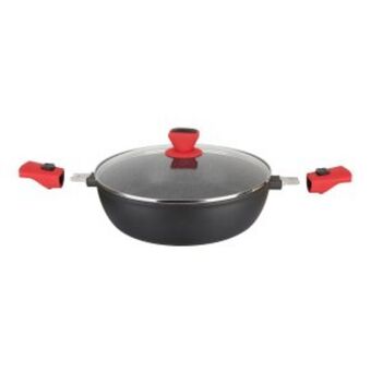 Tegame 28 cm con coperchio e manici staccabili easy click