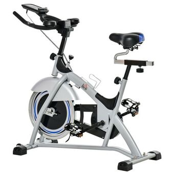 Cyclette da camera con monitor lcd e volano 15kg sellino e manubrio regolabili