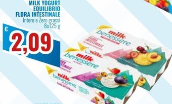 Milk Yogurt Equilibrio Flora Intestinale 8x125 g