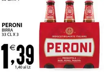 Sisa Peroni Birra 33 clx3 offerta