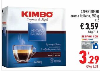 Conad City Caffè kimbo offerta