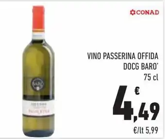 Conad City Vino passerina offerta