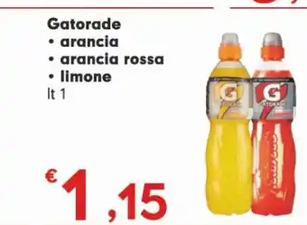 Gatorade -arancia -arancia -limone
