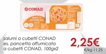 Salumi a cubetti conad
