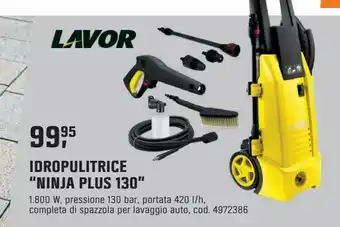 Idropulitrice "ninja plus 130"