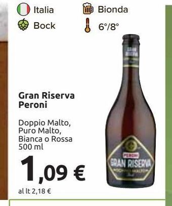 Carrefour Iper Gran riserva peroni offerta