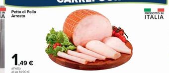 Carrefour Iper Petto di pollo arrosto offerta