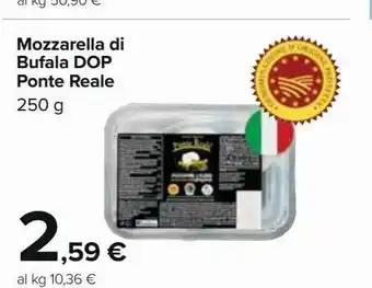 Mozzarella di bufala dop ponte reale
