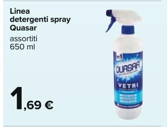 Carrefour Iper Linea detergenti spray quasar offerta