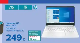 Carrefour Iper Notebook hp mod. 19c1 offerta