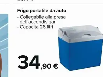 Frigo portatile da auto