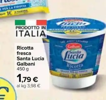 Carrefour Iper Ricotta santa lucia galbani offerta