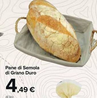 Carrefour Market Pane di semola di grano duro offerta