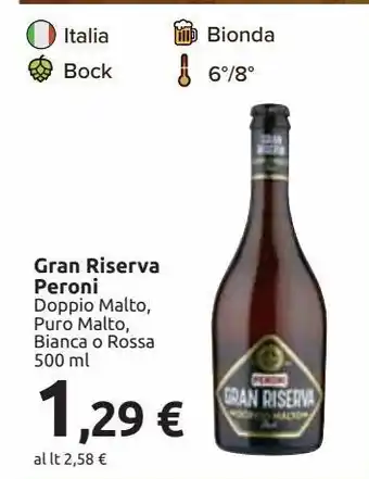 Carrefour Market Gran riserva peroni offerta
