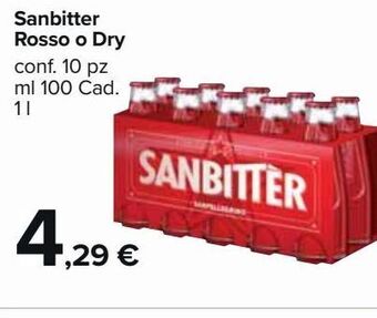 Carrefour Market Sanbitter rosso o dry offerta